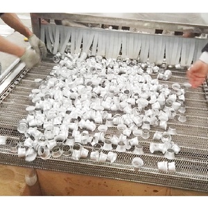 Machine de nettoyage industrielle à bande convoyeur, pour LED, estampage des tasses de lampe en aluminium, utilisation en ligne d'usine, dégraissage et séchage - Product Image 5