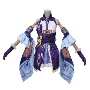 Disfraz de Cosplay de Klee, Conjunto Completo, Vestido Rojo y Blanco con Peluca, Traje de Juego de Rol de Anime, Tallas S, M, L, XL, XXL, 150 - Product Image 2