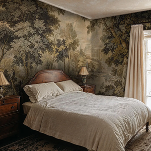 <span class=keywords><strong>Papel</strong></span> <span class=keywords><strong>Tapiz</strong></span> Impermeable de Estilo Francés Retro con Paisaje de Bosque y Río, Mural de <span class=keywords><strong>Papel</strong></span> <span class=keywords><strong>Tapiz</strong></span> <span class=keywords><strong>para</strong></span> Decoración de Paredes del Hogar - Product Image 2