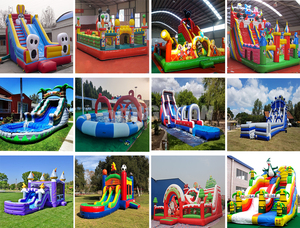 Castillo Inflable para Niños, Brincolín de PVC, Juegos Inflables para Exteriores, Parque de Trampolines, Parque Acuático, Castello De Inflable - Product Image 6