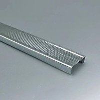 Perfil de Techo Galvanizado Ligero 35x12mm 4000mm, Quilla Tipo Serpiente para Material de Construcción de Techos en Tailandia