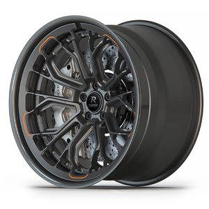 Cerchi in Lega Forgiati Brixton PF10-RS TARGA a 3 Pezzi, 17-21 Pollici, 5x114.3 5x112 per BMW M440i, Audi S5, Mercedes C43, Porsche Taycan - Product Image 6