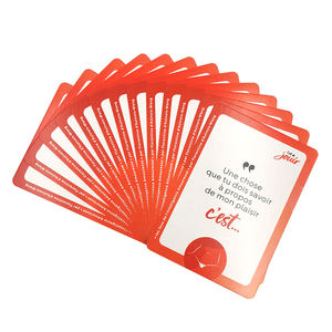 Impression personnalisée de cartes de jeu de <span class=keywords><strong>couple</strong></span> relationnel jeux de cartes à collectionner jeu de cartes d'affirmation positive d'amour de soi pour adultes - Product Image 2