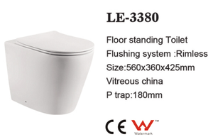 Lavabo Inodoro Montado en la pared Baño Bidé Hospital Cuidado de ancianos Una pieza Cerámica Wc Inodoro Bidé <span class=keywords><strong>Discapacitados</strong></span> Cuidado especial - Product Image 5