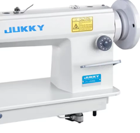Jukky 0303 Machine à coudre industrielle à surjet en métal perruque papillon complète pour vêtements chaussures en cuir usage domestique moteur de verrouillage de table