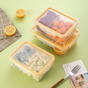 Boîte de rangement rectangulaire en plastique 400 ml en PP, style classique, en <span class=keywords><strong>aluminium</strong></span>, à prix abordable pour la <span class=keywords><strong>conservation</strong></span> des aliments au réfrigérateur – Meilleure vente - Product Image 1