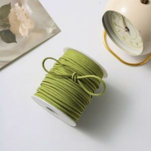 Cordon en Faux Suédine de Haute Qualité et Durable de 3 mm pour Étiquettes Cadeaux et Nœuds, 50 Yards/Rouleau - Product Image 6