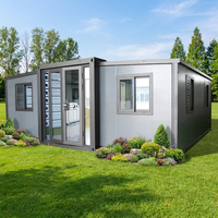 Maison conteneur extensible, installation rapide, maison préfabriquée isolée et étanche, maison mobile pliable pour habitation, bureau