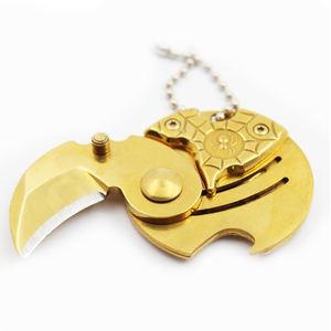 Porte-clés personnalisé à pendentif en métal, fournitures croisées de articles, auto-<span class=keywords><strong>défense</strong></span>, petits outils EDC d'extérieur - Product Image 2