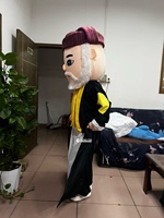Costumes de mascotte arabes personnalisés professionnels Sheng Chi, costume de mascotte de personnage de dessin animé arabe adulte, homme barbu