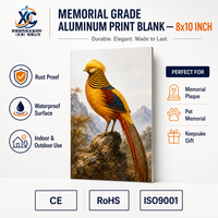 Plaque en aluminium vierge pour sublimation, format A2 A3 A4 A5, 8x10 8*12, résistante à la rouille et imperméable, pour plaque commémorative et plaque commémorative pour animaux de compagnie