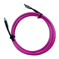 Cordon de raccordement fibre optique Avago KINZ-Avago-P18 certifié ISO9001, ignifuge PUR violet, 1.0*2.2*6mm, longueur personnalisable