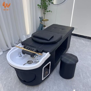 Camilla de Masaje Profesional de Lujo Multifuncional de Madera para <span class=keywords><strong>Spa</strong></span> Capilar, Salón de Belleza, Lavado de Cabello Tailandés y Cama de Champú - Product Image 2