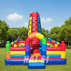 Mur d'escalade gonflable pour enfants, jeux de mur d'escalade, jeux d'intérieur et d'extérieur, mur de montagne commercial à vendre - Product Image 1