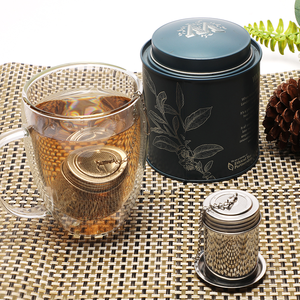 <span class=keywords><strong>Infuseur</strong></span> à thé en acier inoxydable 304 de nouvelle conception avec des trous extra fins et une chaîne allongée pour tasse - Product Image 6