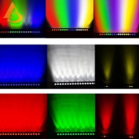 AICPOSE 18x18W Projecteur mural LED à pixels RGBWA UV 6-en-1 pour scène, mariages et événements