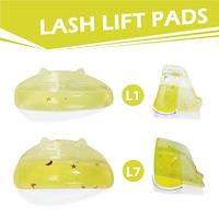 Rouleaux pour permanente des cils, utilisation professionnelle en salon, pour lifting des cils, tige en silicone coréen, bouclier pour lifting des cils, coussinets pour lifting des cils réutilisables