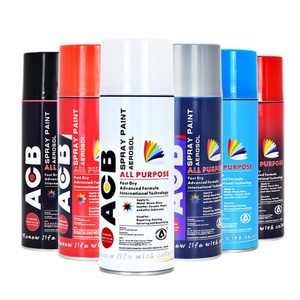 Pintura en Aerosol para Autos, Color Negro, Blanco, Plateado, Rojo, Azul, Morado, Imprimación - Product Image 3