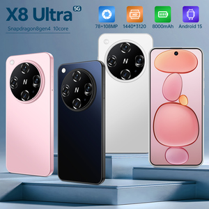 Châu Âu Của Người Bán Tốt Nhất X8 Siêu 7.3 Inch 5G Android 15 Điện Thoại Thông Minh 108MP HD Vẻ Đẹp Máy Ảnh <span class=keywords><strong>Dual</strong></span> Sim Decacore <span class=keywords><strong>CPU</strong></span> Tây Ban Nha Hoạt Động - Product Image 5
