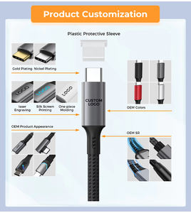 Cable de Carga Súper Rápida Pd Cuatro en Uno de Aleación de Zinc para Huawei, Cable de Datos Multifunción para Teléfono Móvil con Trenzado de Nailon Tipo C - Product Image 6
