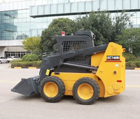 Nouveau chinois XC740K Mini Skid Steer Loader Entretien urbain avec des prix compétitifs
