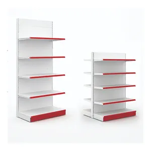 Multifunctional supermarket shelf display rack gondola shelving shop metal shelves can be customized