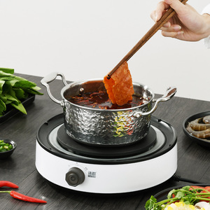 Nồi inox 304 kiểu vân búa, nhỏ, dùng cho nhà hàng, lẩu, hàng có sẵn - Product Image 4