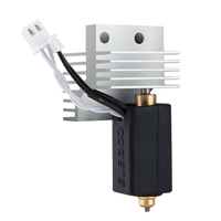 ELEGOO Kit Hotend Ekstruder Baru Terakit untuk Printer 3D Centauri Carbon, Nozzle Kuningan-Baja Keras 0.2/0.4/0.6/0.8mm