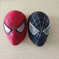 Masques de fête d'Halloween en plastique pour adultes, Spider-Man statique, accessoires de tête de super-héros