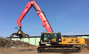 Manipolatore Portatile a Braccio Lungo 45t Crawler Material Handler SMHC45V con Altezza <span class=keywords><strong>di</strong></span> Lavoro <span class=keywords><strong>di</strong></span> 16,8m, Motore ad Alto Momento <span class=keywords><strong>di</strong></span> Carico e Trasmissione a Ingranaggi - Product Image 6