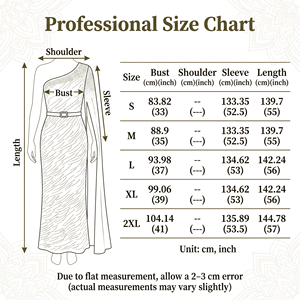 Robe de soirée longue élégante bleu roi à une épaule avec manches cape en mousseline de soie ornées de strass thermocollés et ceinture, idéale pour les fêtes formelles - Product Image 4