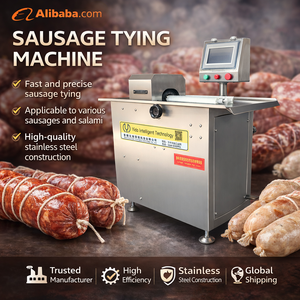 Machine à nouer les saucisses à haute efficacité en SUS304, machine automatique à nouer les saucisses, chorizos et jambons avec certification CE - Product Image 1