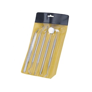 Yeniden kullanılabilir diş muayene kiti isteğe bağlı parçalar paslanmaz çelik prob ve ölçekleyici teşhis aleti diş cerrahi alet kutusu - Product Image 6