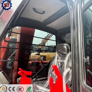 Mini-excavatrice d'occasion Hitachi ZX60 6 tonnes d'origine japonaise pour travaux de jardinage, aménagement paysager, agriculture, compacte, hydraulique, sur chenilles ZX35U ZX50U - Product Image 6