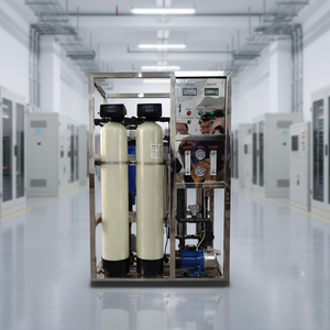 Système de filtration d'eau par osmose inverse FRP avec pompe, garantie 1 an, pour écoles, usines, bureaux, bâtiments, filtration haute efficacité - Product Image 4