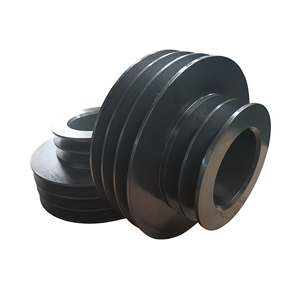 Poulie de distribution à courroie trapézoïdale, volant moteur, alésage 180 mm, pour entraînement moteur-générateur, en acier allié, fabrication sur mesure, poulie industrielle - Product Image 2