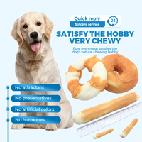 Friandises pour animaux de compagnie en gros : Bœuf séché à l'air, nourriture saine pour chiens et chats, friandises naturelles pour l'entraînement, collations pour chiens aromatisées au poulet