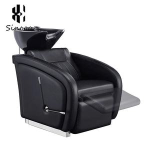 Luxury Modern Durable Hair Salon Furniture Set Shampoo Chair Barber Chair Mirror <b>Tool</b> <b>Cart</b> Waiting Sofa Barbershop PU Leather - Product Image 3