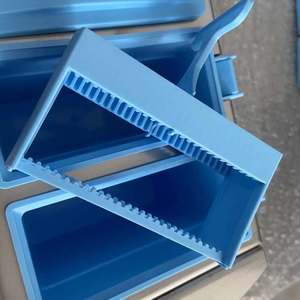 Scaffale per macchiare barattolo vetrino per microscopio in plastica Clicca qui per ottenere maggiori informazioni - Product Image 5