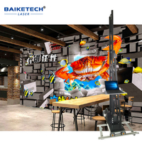 Impresora Vertical de Pared Portátil UV 3D Inteligente de Alta Calidad TH-1600A Doble para I1600, Nueva Decoración de Pared Interior y Exterior