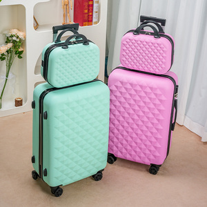 Wholesale 2pcs Custom Handheld Makeup Bag 14-Inch <strong>Suitcase</strong> Set 20/22/26/24/28-Inch Travel Luggage <strong>Light</strong> <strong>Weight</strong> - Product Image 1