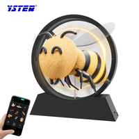 Ventilateur holographique 3D de type bureau avec contrôle par application mobile, 15 cm, utilisation intérieure/extérieure, haute résolution, garantie de 2 ans