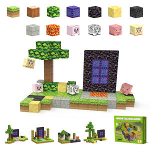 Bloques Magnéticos <span class=keywords><strong>AMC</strong></span> del Fabricante para Construir Mundos Temáticos del Juego Mine - Product Image 2