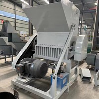 Machine de broyage de plastique usagée, machine de broyage de bouteilles en plastique de qualité industrielle à faible coût et machine de recyclage