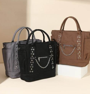 Large capacity women's tote <b>bag</b>, durable canvas strap, customized logo shopping <b>bag</b>, tote <b>bag</b> - Product Image 6