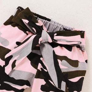 Ropa para Bebés Recién Nacidos, Mono de una Pieza con Estampado de Letras, Traje de Tres Piezas con Camuflaje para Niña - Product Image 6