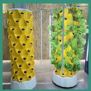 Torre da Giardino Verticale con Ruote, 12 Livelli, Sistemi Idroponici <span class=keywords><strong>per</strong></span> Coltivazione di Ortaggi e Piante - Product Image 4