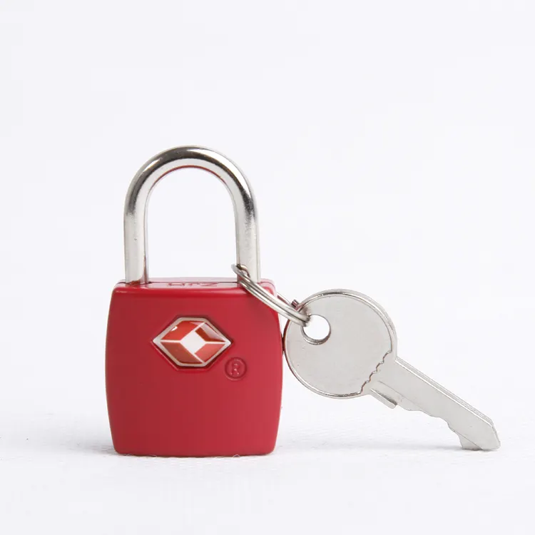 TSA Mini Key Lock with Steel Shackle Zinc Alloy Travel Safety Solid Padlock With Key