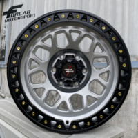 Roues de voiture moulées en aluminium de 17*9 pouces de conception de lèvre profonde couleur OEM norme internationale