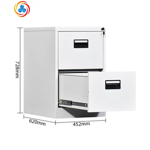 High Durable Steel <b>Filing</b> <b>Cabinets</b> Wide Drawer Hanging Files <b>Metal</b> Lateral File <b>Cabinet</b> with 2 Drawers for Office - Product Image 2